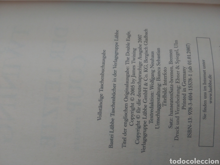 Libros de segunda mano: Der letzte Coup. James Twining - Foto 3