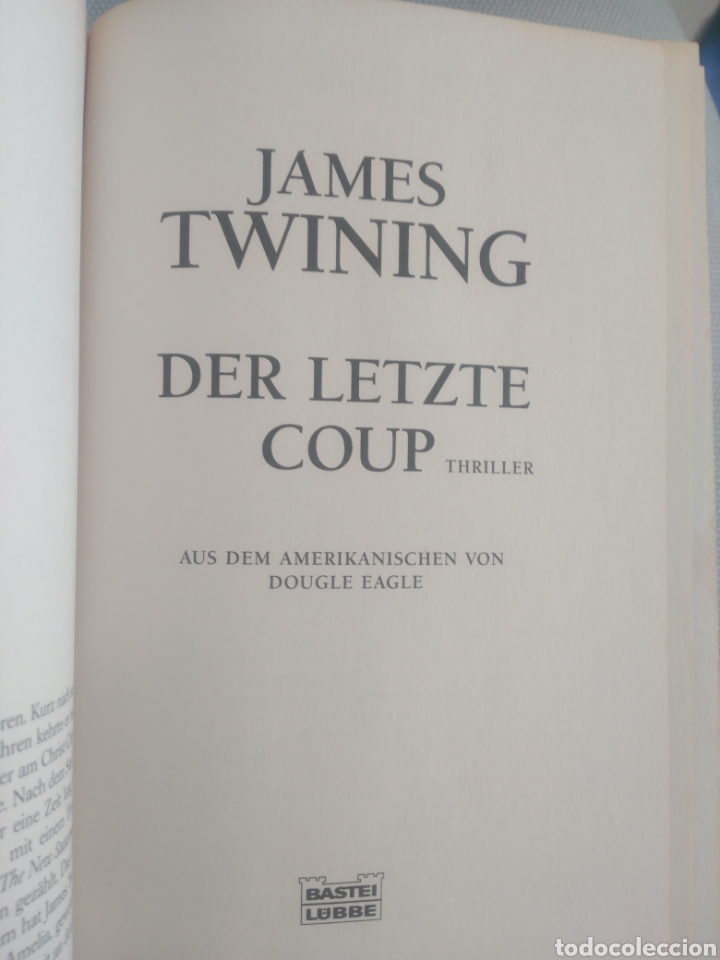 Libros de segunda mano: Der letzte Coup. James Twining - Foto 4