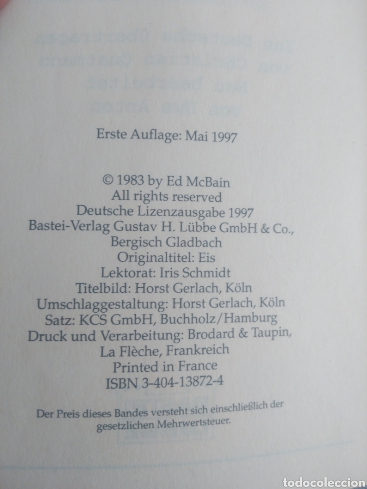 Libros de segunda mano: Eis. Ed McBain - Foto 4