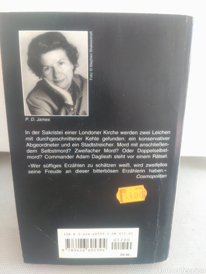 Libros de segunda mano: Der Beigeschmack des Todes. P.D. James - Foto 2