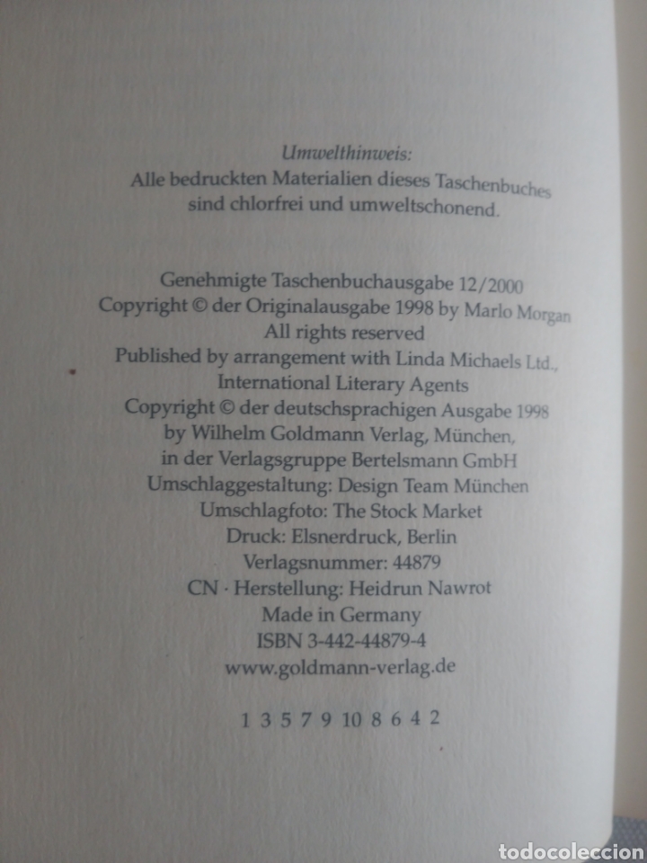 Libros de segunda mano: Traumreisende. Marlo Morgan - Foto 4