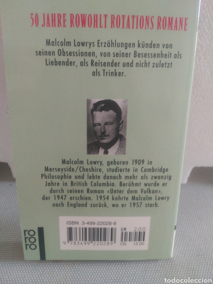 Libros de segunda mano: Hotelzimmer in chartres. Malcom Lowry - Foto 2
