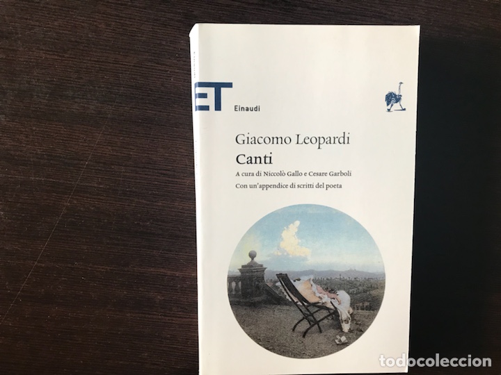 Libros de segunda mano: Canti. Giacomi Leopardi. Eunadi - Foto 1