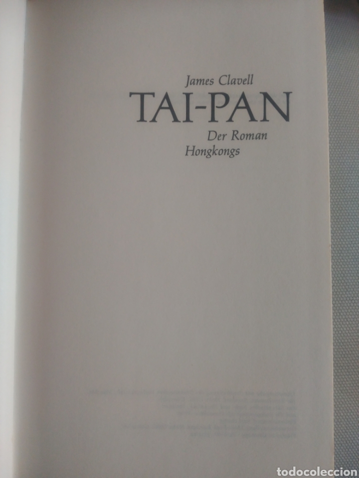 Libros de segunda mano: Tai pan. James Clavell - Foto 2