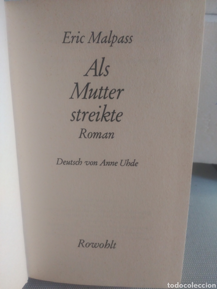 Libros de segunda mano: Als Mutter streikte. Eric Malpass - Foto 1