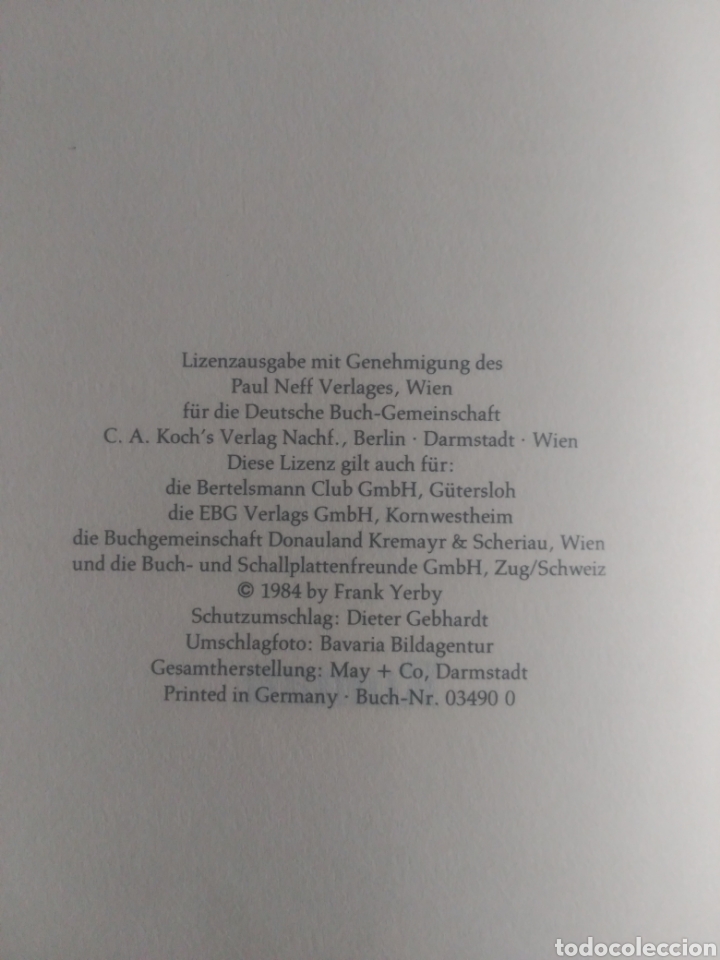 Libros de segunda mano: Teufelssat. Frank Yerby - Foto 4