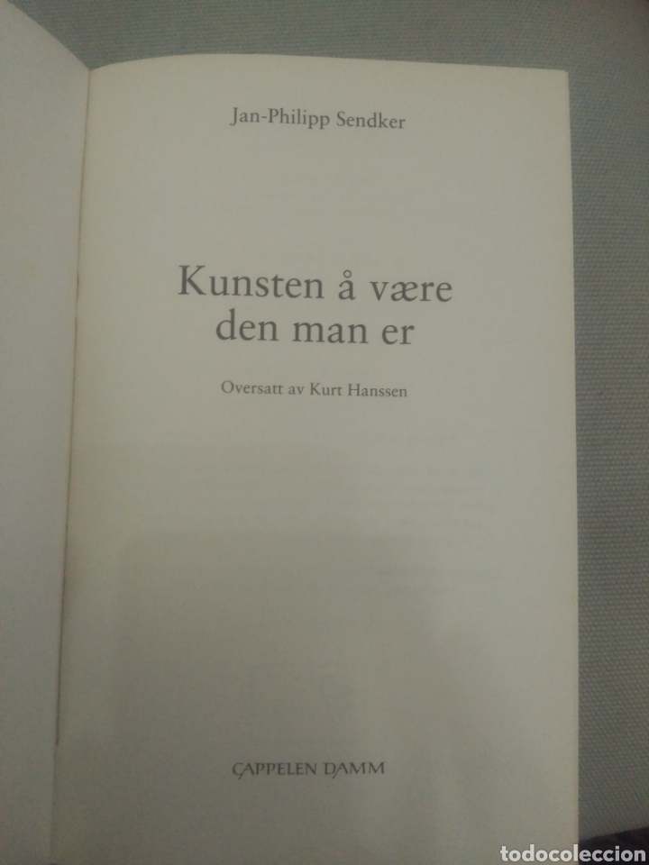 Libros de segunda mano: Kunsten a vaere den man er. Jan Philipp Sendker - Foto 3