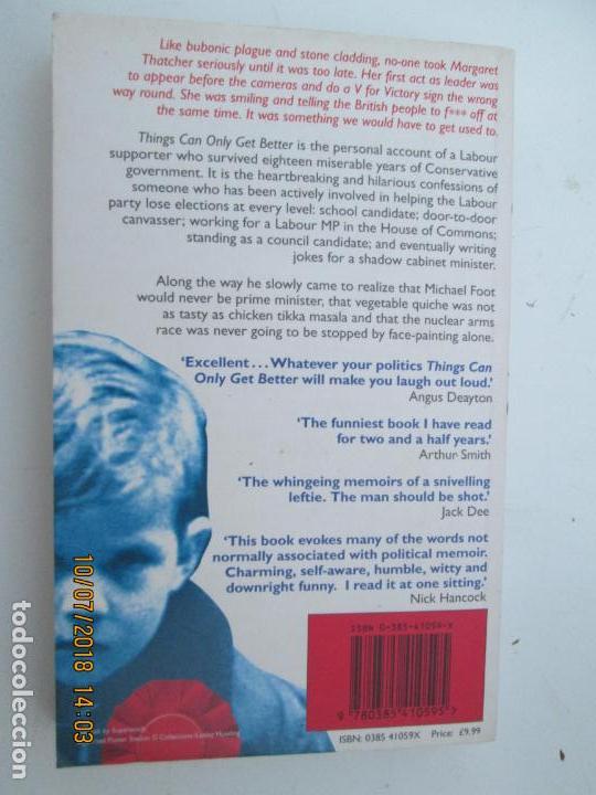 Libros de segunda mano: THINGS CAN ONLY GET BETTER -  JOHN OFARRELL -  ED. DOUBLEDAY. - Foto 2