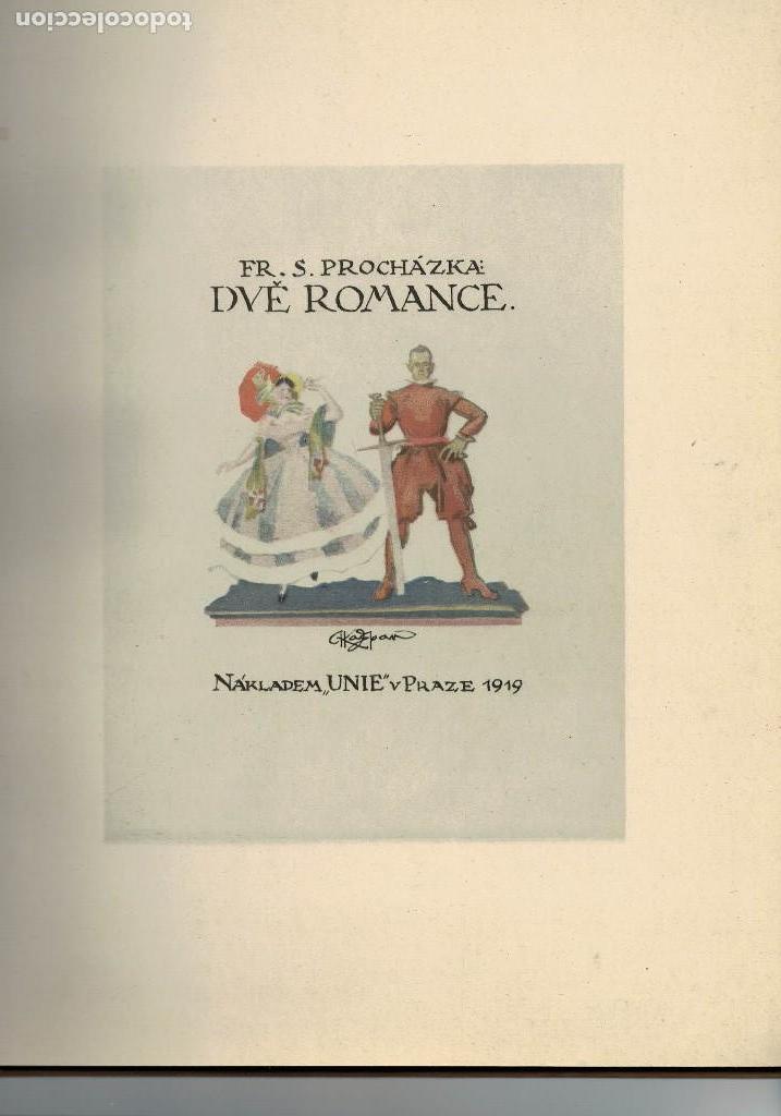 Libros de segunda mano: Fr. S. Proch&aacute;zka, Dve Romance - Foto 2