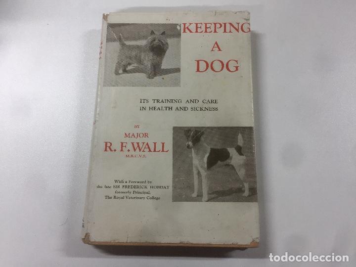 Libros de segunda mano: Keeping a dog bu major R.F. Wall