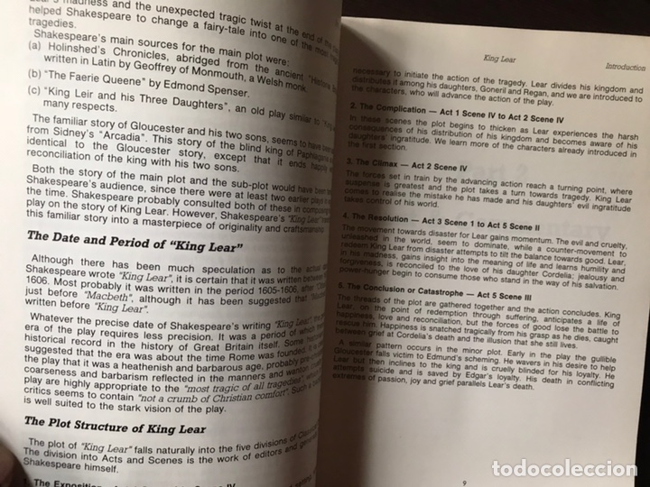 Libros de segunda mano: King Lear- William Shakespeare. Folens edition for student. Como nuevo - Foto 4