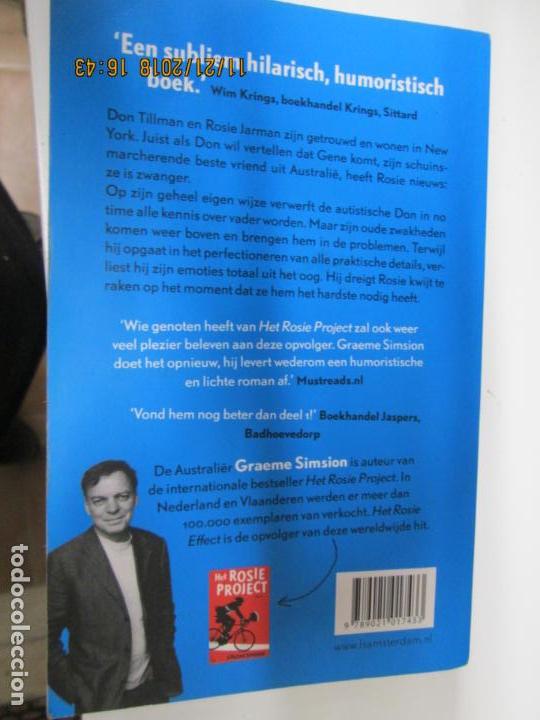 Libros de segunda mano: HET ROSIE EFFECT - GRAEME SIMSION - 2015 - Foto 2