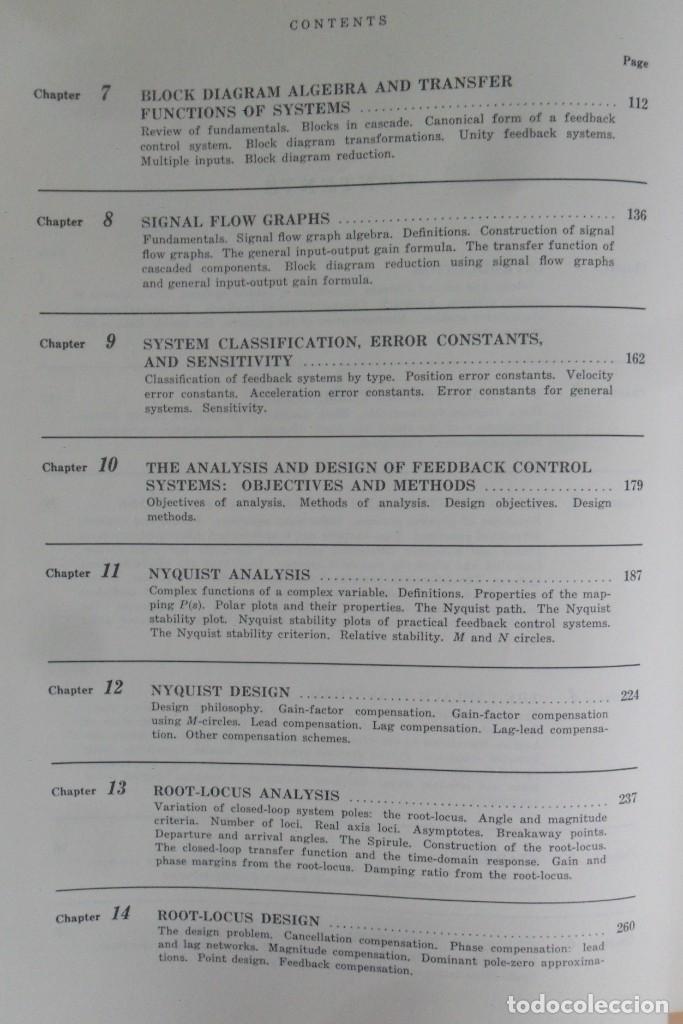 Libros de segunda mano: FEEDBACK AND CONTROL SYSTEMS - THEORY AND PROBLEMS - SCHAUM PUBLISHING - 1967 - Foto 4