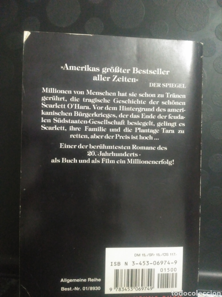 Libros de segunda mano: Vom Winde verweht. Margaret Mitchell - Foto 2