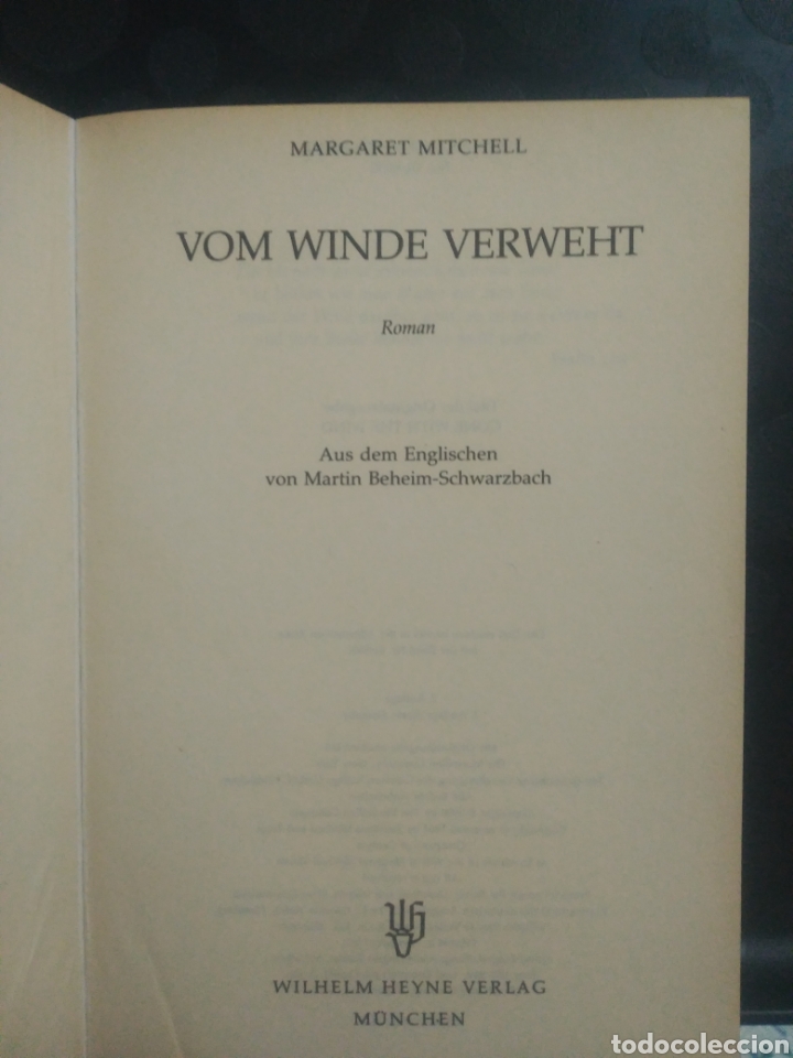Libros de segunda mano: Vom Winde verweht. Margaret Mitchell - Foto 3