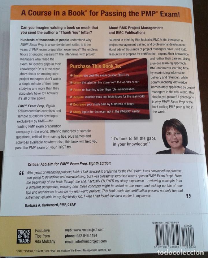 Libros de segunda mano: PMP EXAM PREPARATION. PMI. EN INGL&Eacute;S. - Foto 2