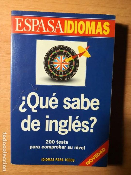 Libros de segunda mano: &iquest;QU&Eacute; SABE DE INGL&Eacute;S? - Foto 1