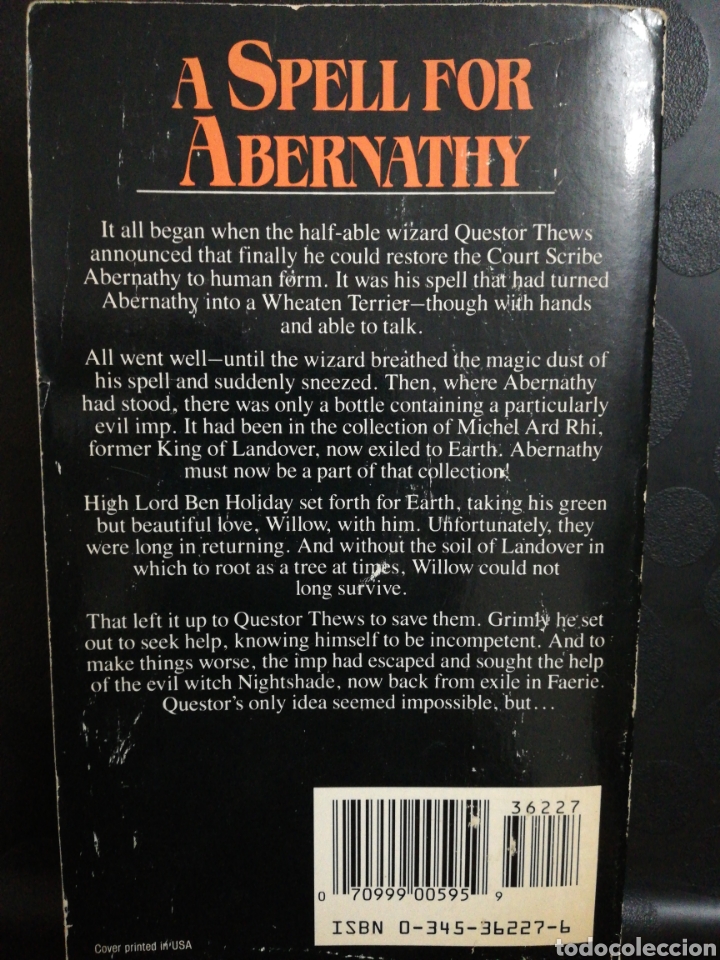 Libros de segunda mano: Wizard at large. Terry Brooks - Foto 2