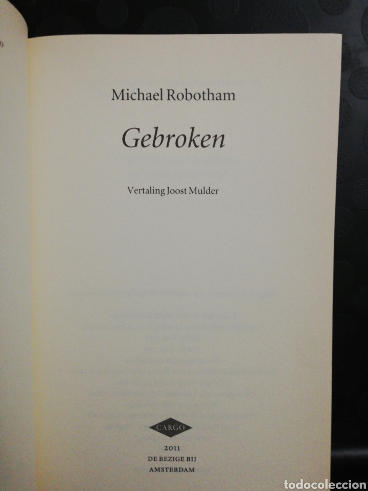 Libros de segunda mano: Gebroken. Michael Robotham - Foto 3