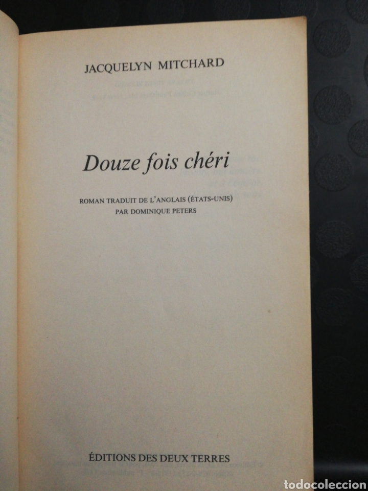 Libros de segunda mano: Douze fois cheri. Jacquelyn Mitchard - Foto 3