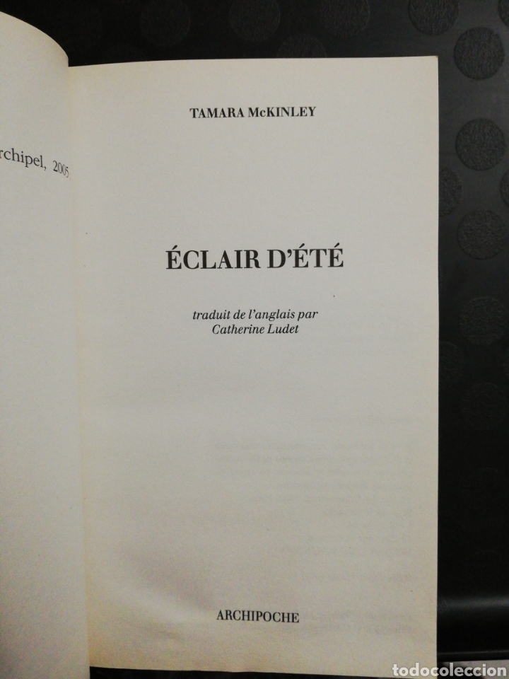 Libros de segunda mano: Eclair d ete. Tamara McKinley - Foto 3