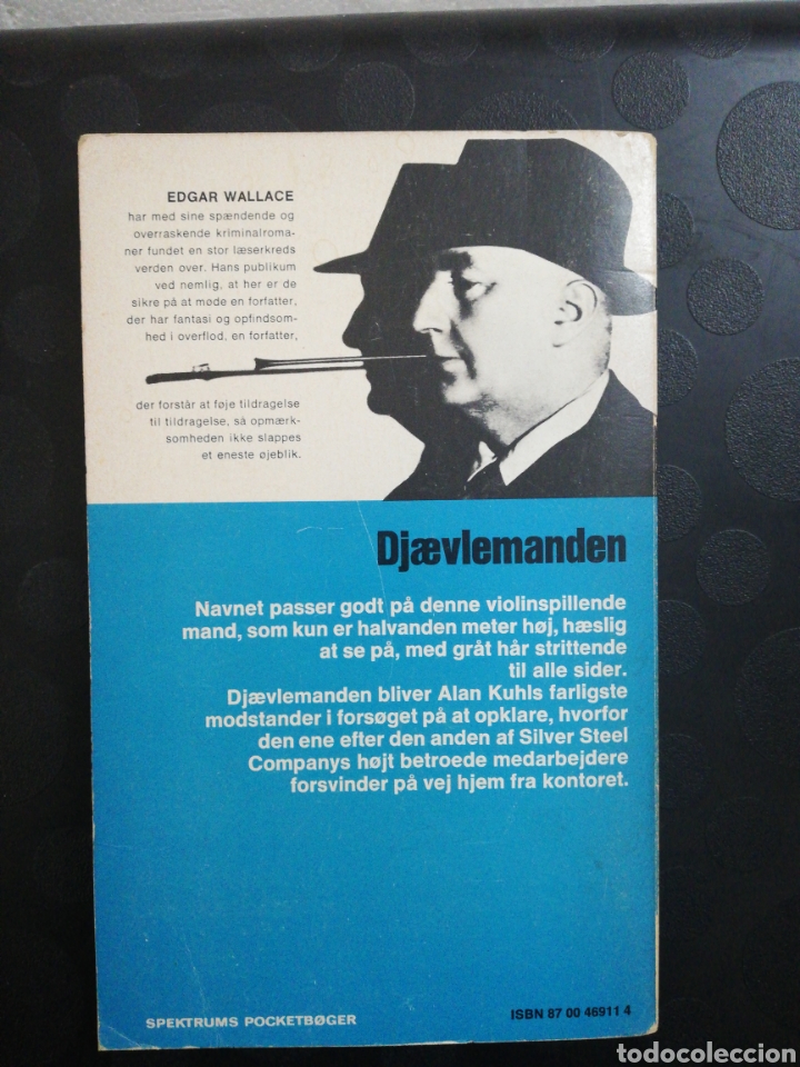 Libros de segunda mano: Djaevlemanden. Edgar Wallace - Foto 2