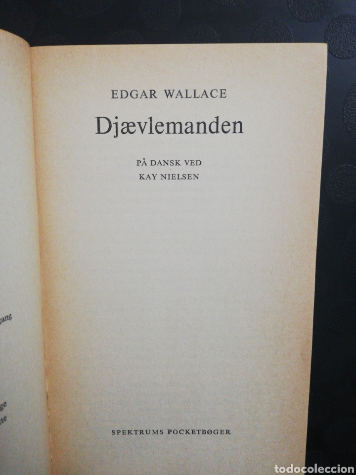 Libros de segunda mano: Djaevlemanden. Edgar Wallace - Foto 3