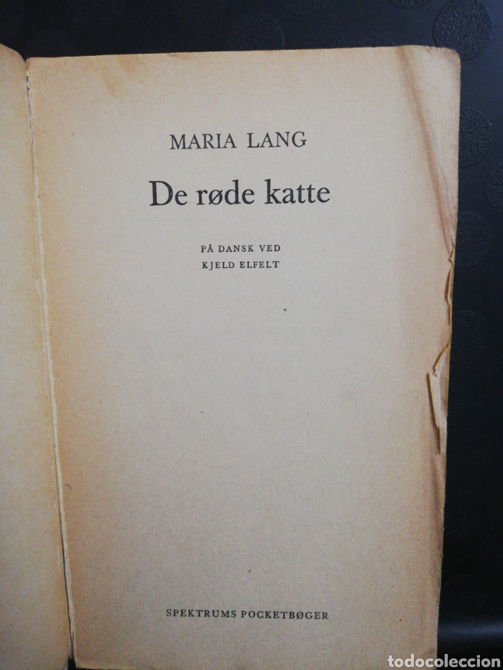 Libros de segunda mano: De rode katte. Maria Lang - Foto 3