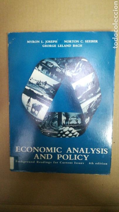 Libros de segunda mano: ECONOMIC ANALYSIS AND POLICY. 1974. - Foto 1