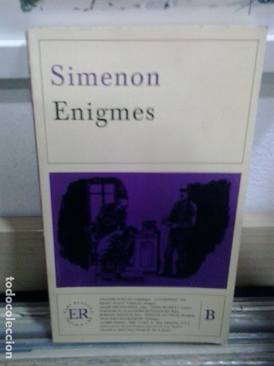 Libros de segunda mano: LMV - Enigmes. Simenon. Texto en frances - Foto 1