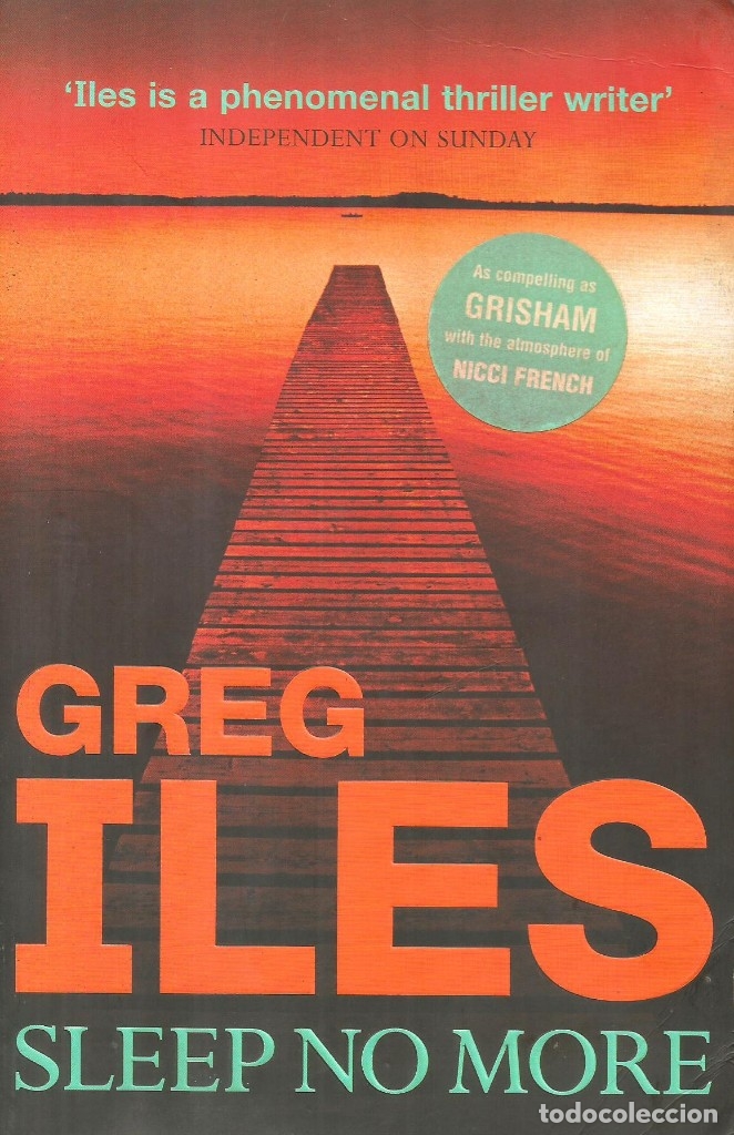 Libros de segunda mano: Sleep no more. Greg Iles - Foto 1