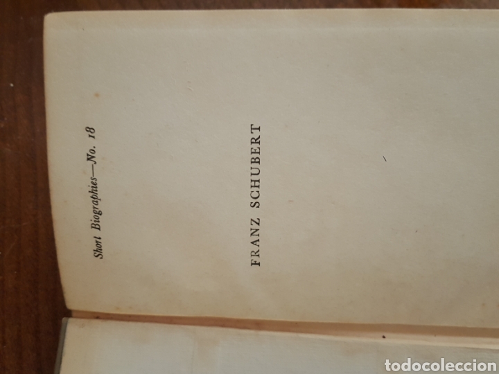 Libros de segunda mano: FRANZ SCHUBERT. 1938 en ingl&eacute;s. - Foto 2