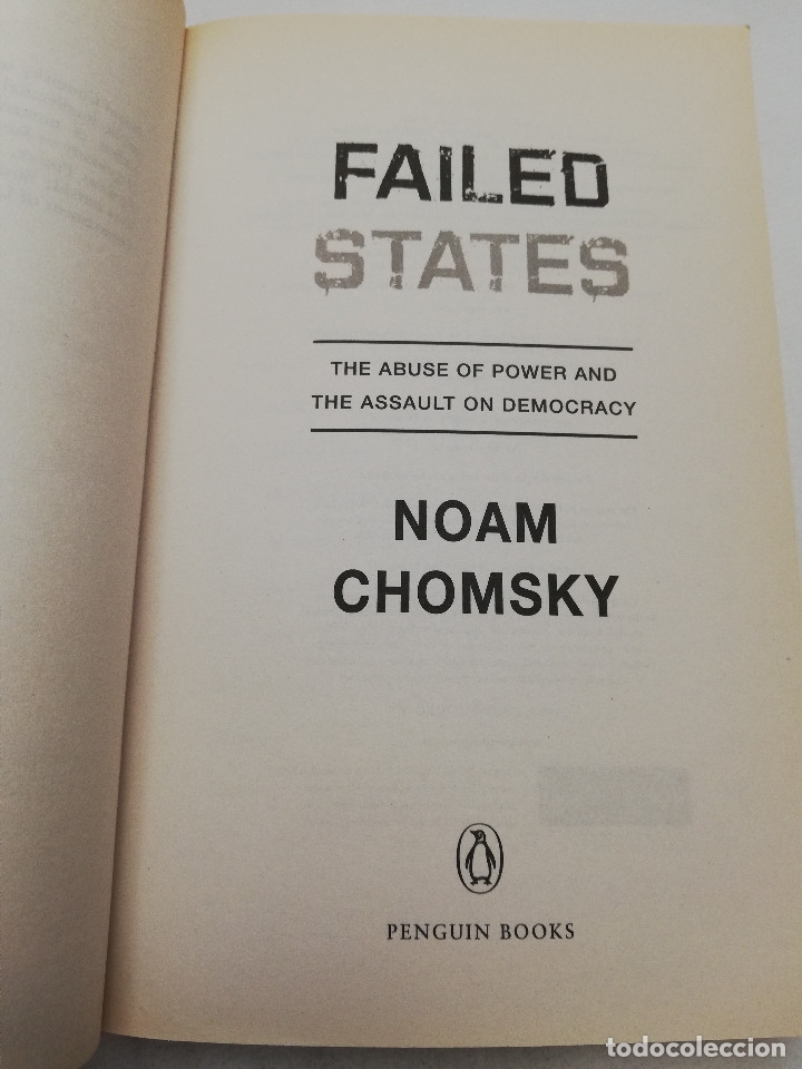 Libros de segunda mano: FAILED STATES (NOAM CHOMSKY) - Foto 2