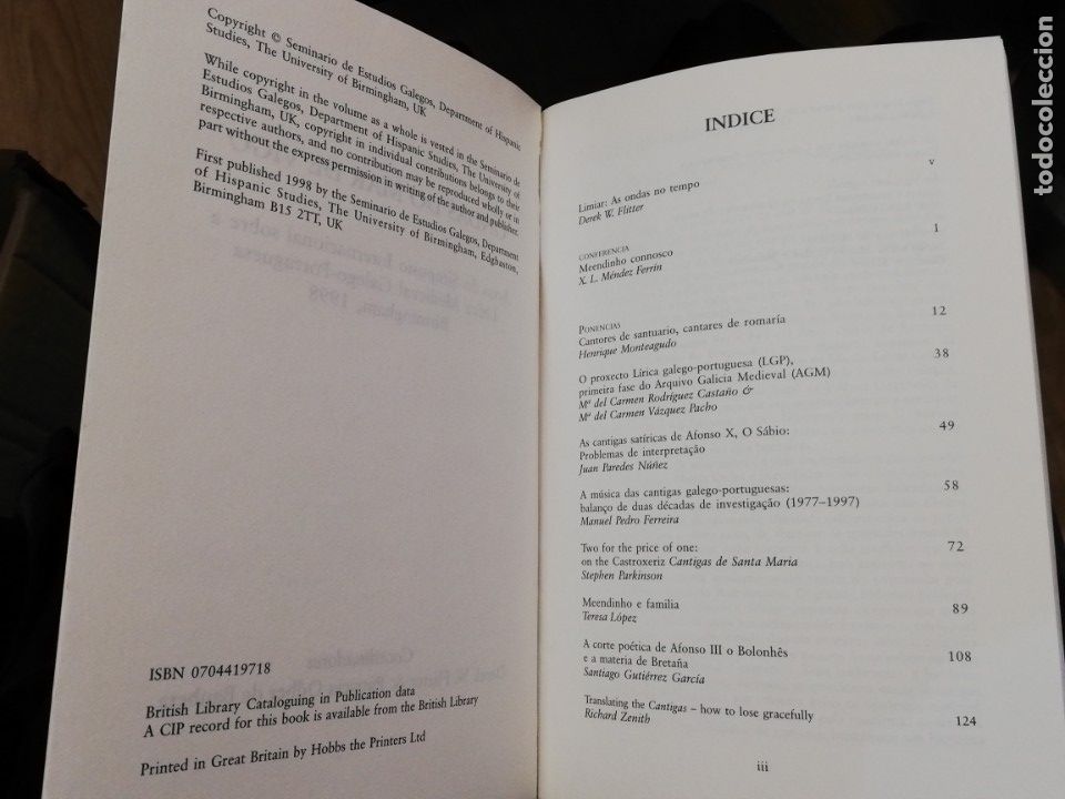 Libros de segunda mano: Ondas do mar de Vigo. Derek W. Flitter - Foto 2