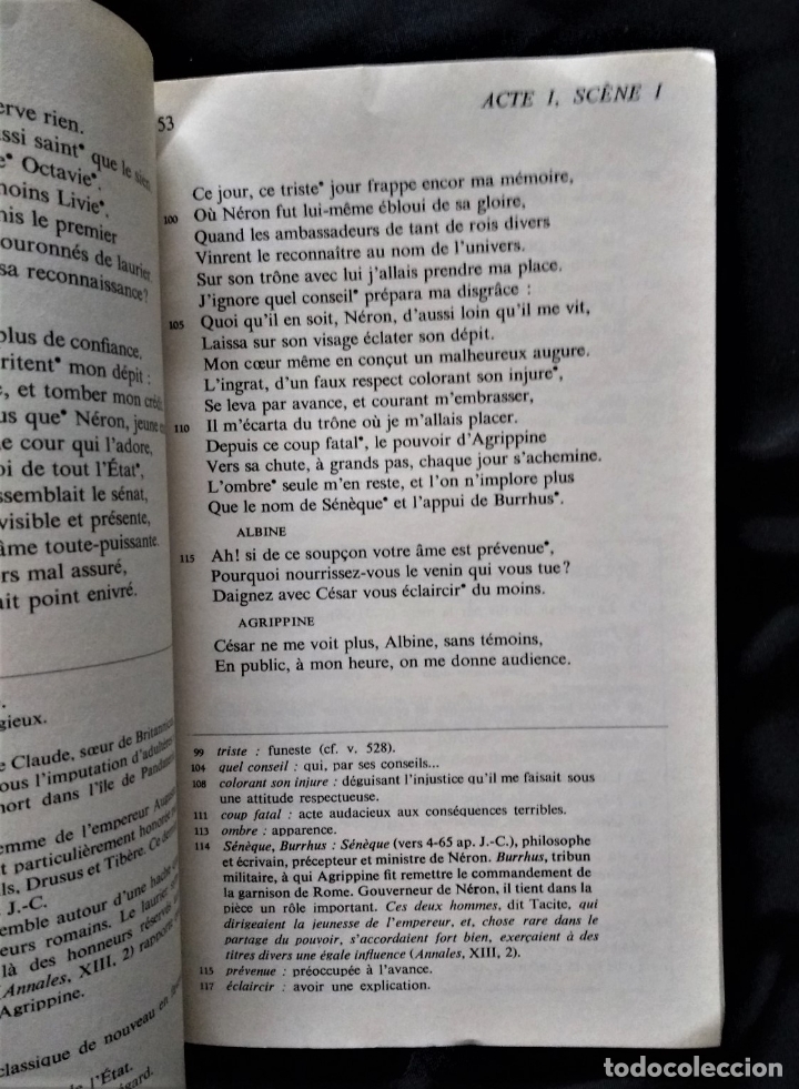 Libros de segunda mano: BRITANNICUS | RACINE | HACHETTE 1976 - Foto 5