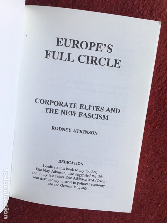 Europe's full 2025 circle rodney atkinson