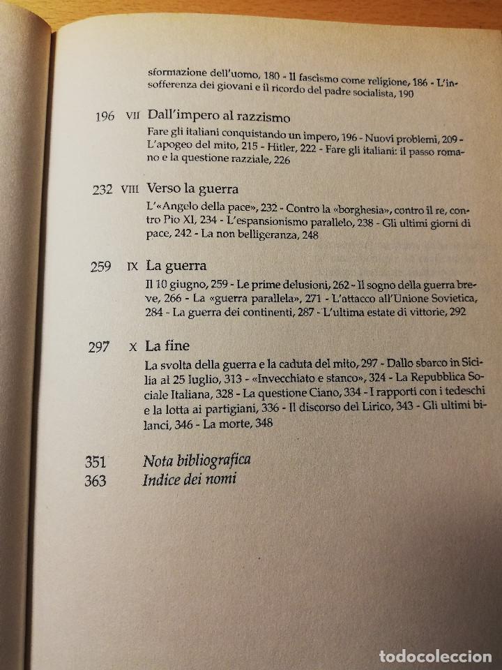 Libros de segunda mano: MUSSOLINI LITALIANO (AURELIO LEPRE) - Foto 4