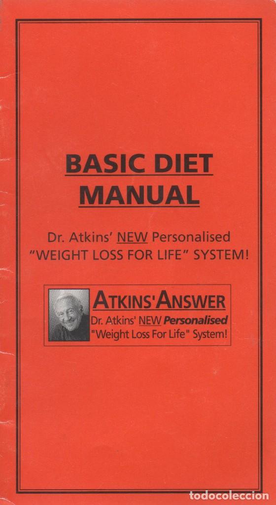 Libros de segunda mano: Basic Diet Manual. Dr. Atkins - Foto 1