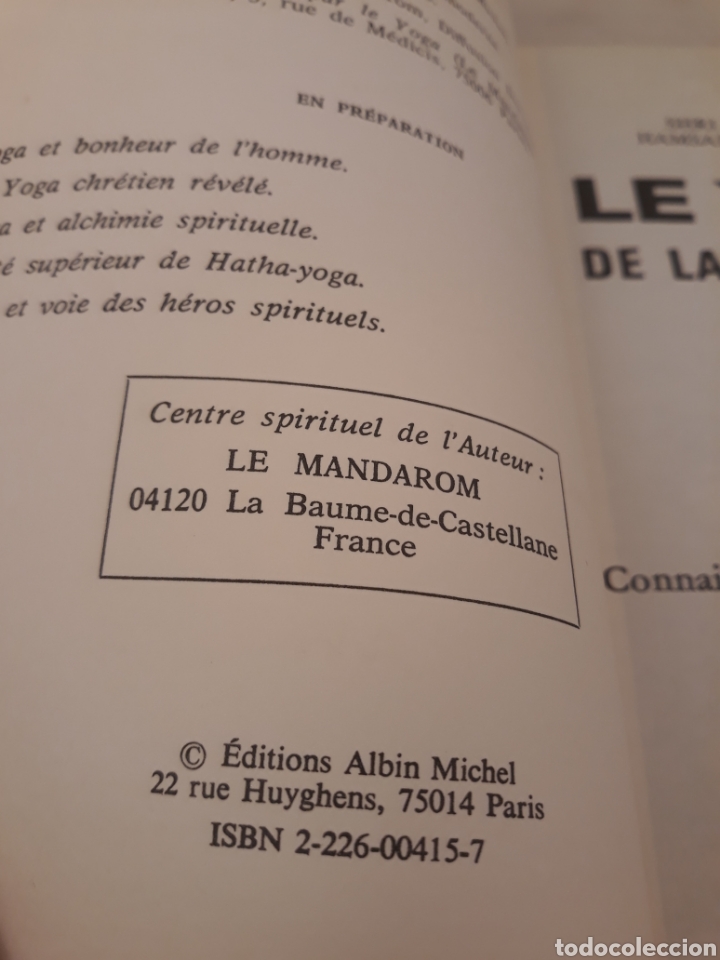 Libros de segunda mano: Le Yoga de la vie practique. Albin michel. - Foto 4