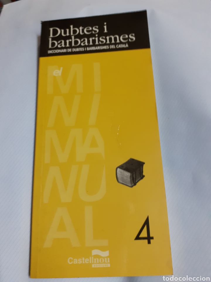 Libros de segunda mano: Libro n&uacute;m.4 DUBTES I BARBARISMES - Foto 1