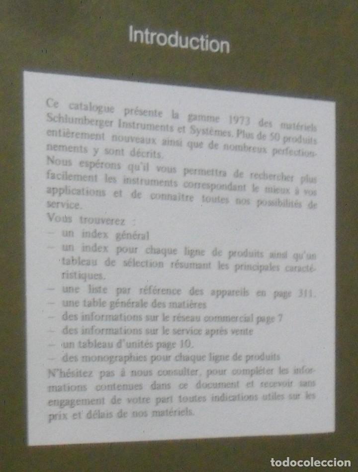 Libros de segunda mano: INSTRUMENTS ET SYSTEMES - SCHLUMBERGER - 1973-74 ** EN FRANCES - Foto 2