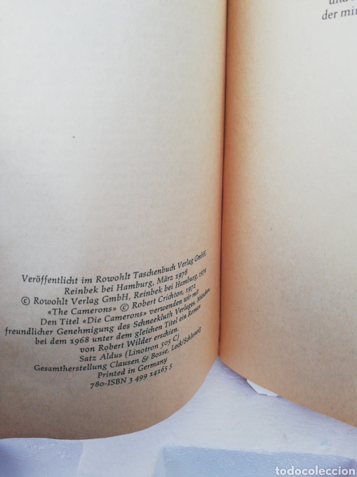 Libros de segunda mano: Die Camerons . Robert Crichton - Foto 3