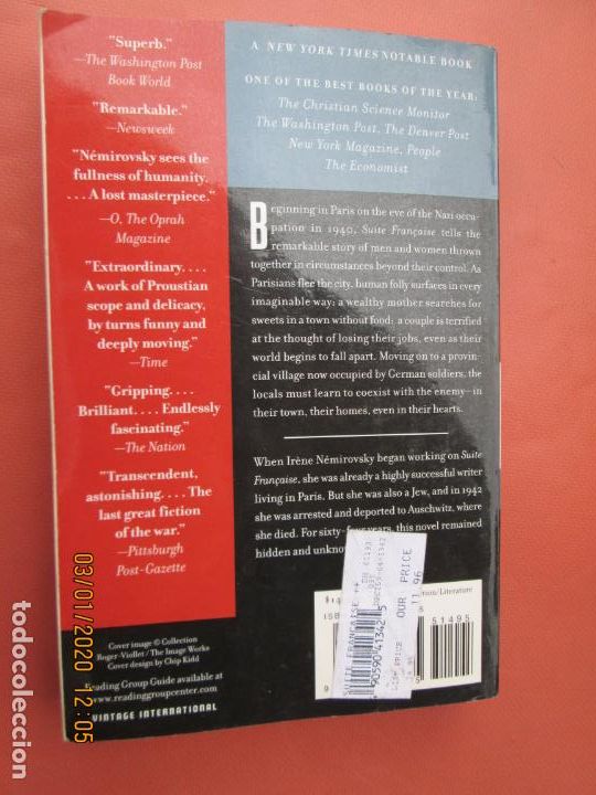 Libros de segunda mano: SUITE FRAN&Ccedil;AISE - IR&Egrave;NE N&Eacute;MIROVSKY - VINTAGE 2006. - Foto 2