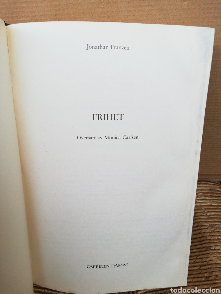 Libros de segunda mano: Frihet. Jonathan Franzen - Foto 1