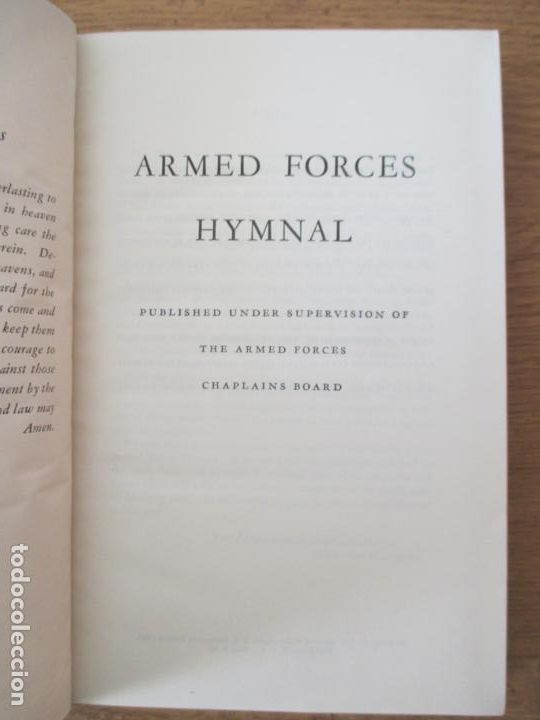 Libros de segunda mano: ARMED FORCES HYMNAL. PARTITURAS. LIBRO EN INGL&Eacute;S. - Foto 2