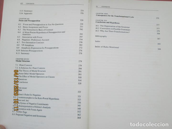 Libros de segunda mano: SEMANTIC INTERPRETATION IN GENERATIVE GRAMMAR - RAY S. JACKENDOFF - 1972. - Foto 3
