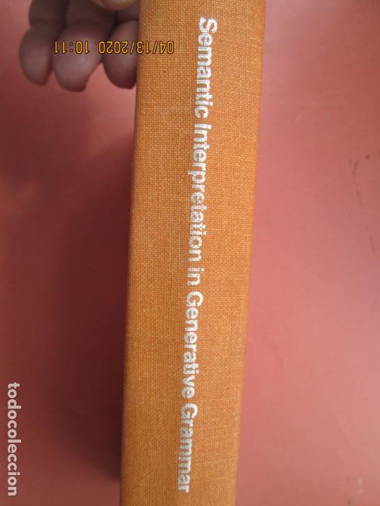 Libros de segunda mano: SEMANTIC INTERPRETATION IN GENERATIVE GRAMMAR - RAY S. JACKENDOFF - 1972. - Foto 1