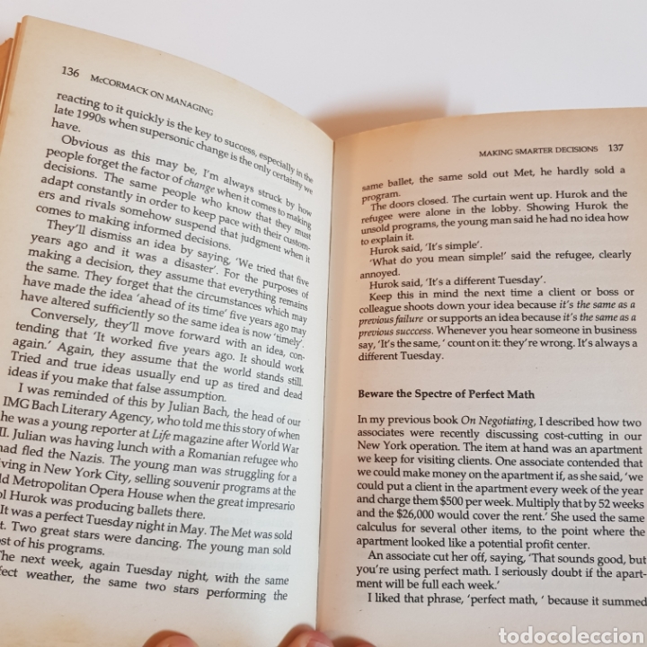 Libros de segunda mano: MARK H. McCORMACK ON MANAGING - Foto 6