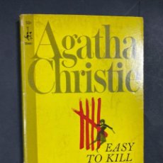 Libros de segunda mano: EASY TO KILL. AGATHA CHRISTIE. POCKET BOOKS. NEW YORK, 1965. EN INGLES