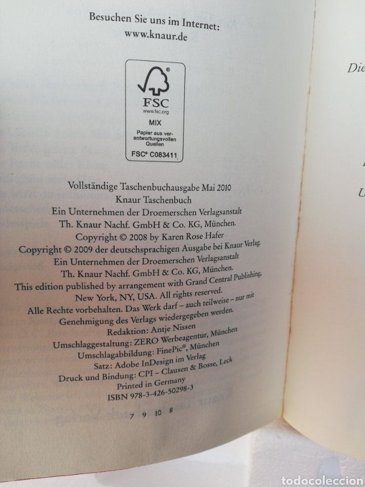 Libros de segunda mano: Todes Br&auml;ute. Karen Rose - Foto 3